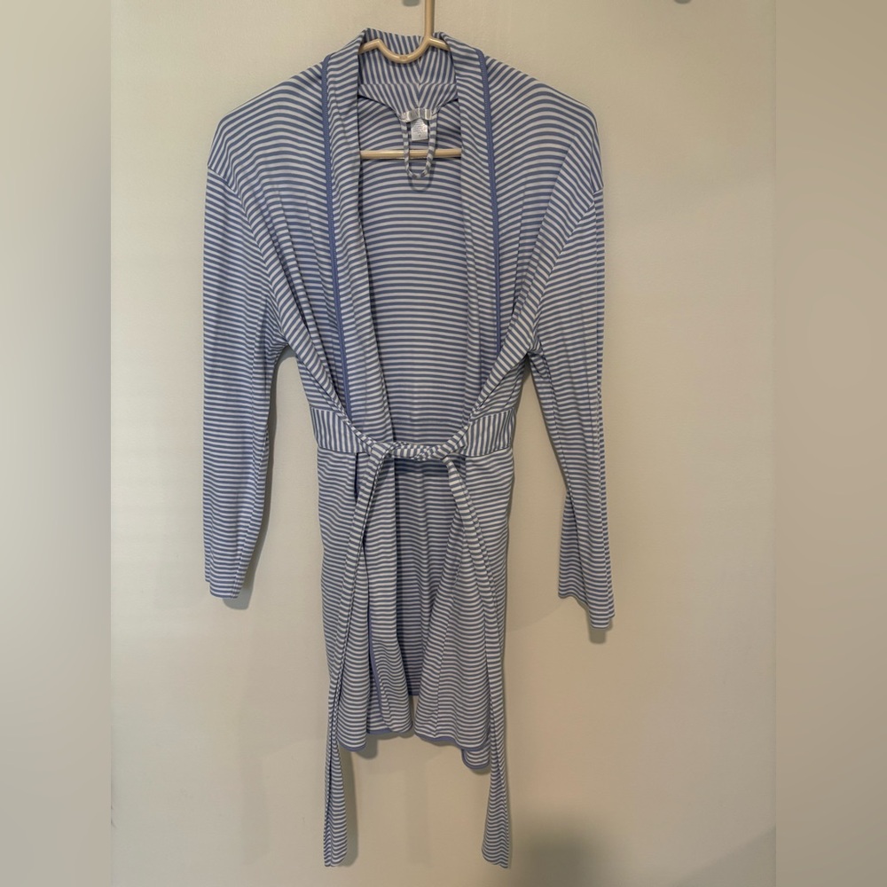 Lake Pajamas Pima Robe in Hydrangea